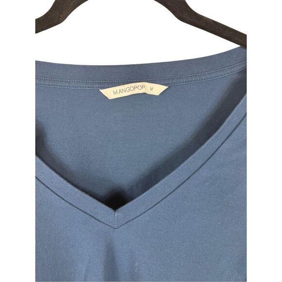 Mangopop Navy Short sleeve Bodysuit- size M - Picture 2 of 6